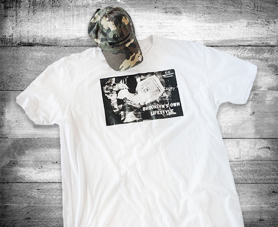 Brooklyn's Own Lifestyle Shirt and Camo Hat